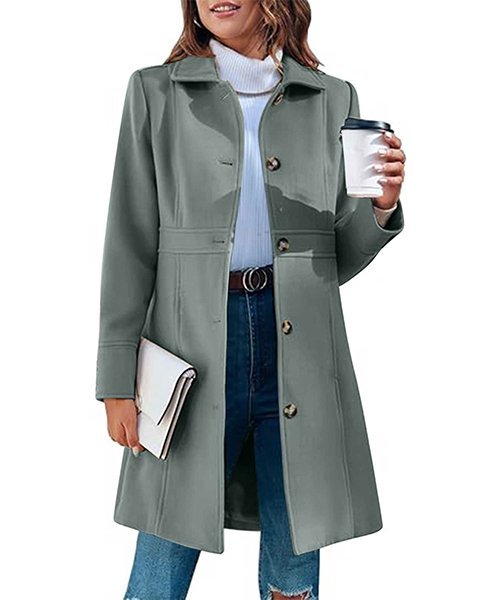 2) Longline coat (single-breasted, clean lapel, structured enough to hold shape)