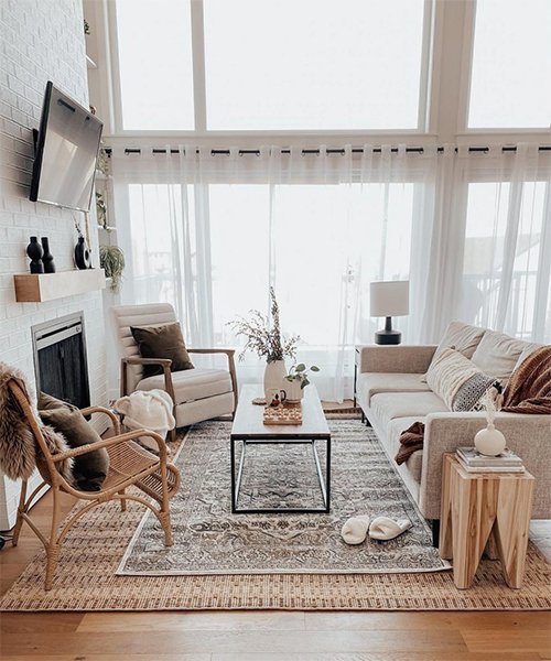 A bigger area rug than you think you need