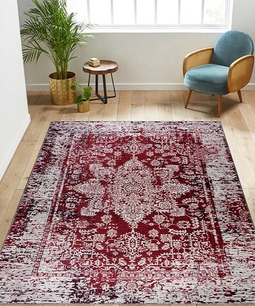 A light, low-profile rug