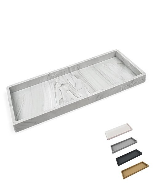 A slim counter tray (water-resistant material)