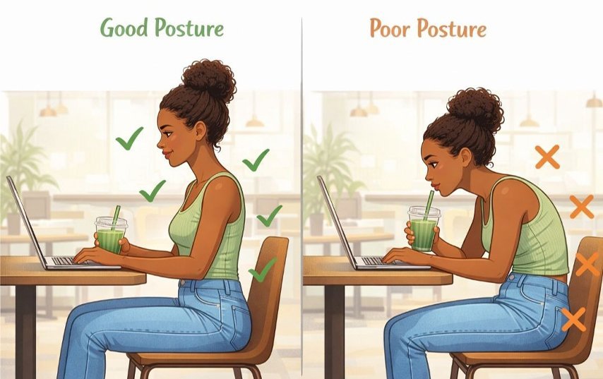 The Water-Bottle Desk Reset That Fixed My “Collapsing Posture” Problem