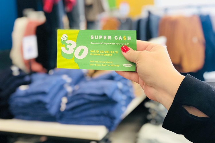 What is Old Navy Super Cash?