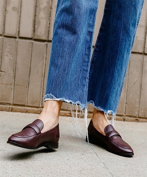 2) Sleek loafers