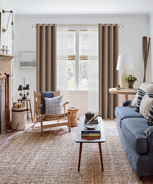 A double-rod option (if you want sheer + blackout)