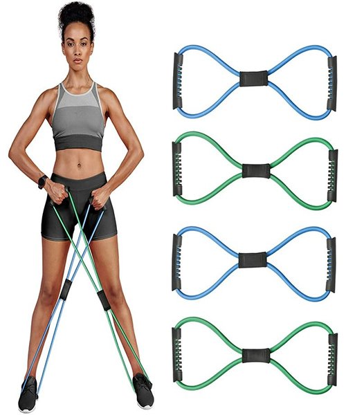 A long resistance band with handles