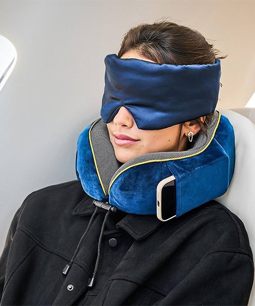 A simple sleep comfort upgrade (eye mask or pillow support)